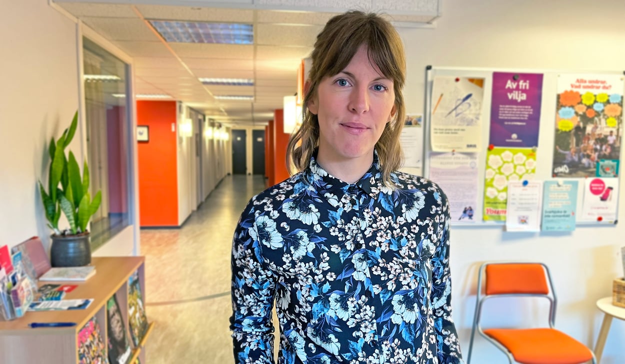 Frida Nika, kurator på ungdomsmottagningen i Gävle.