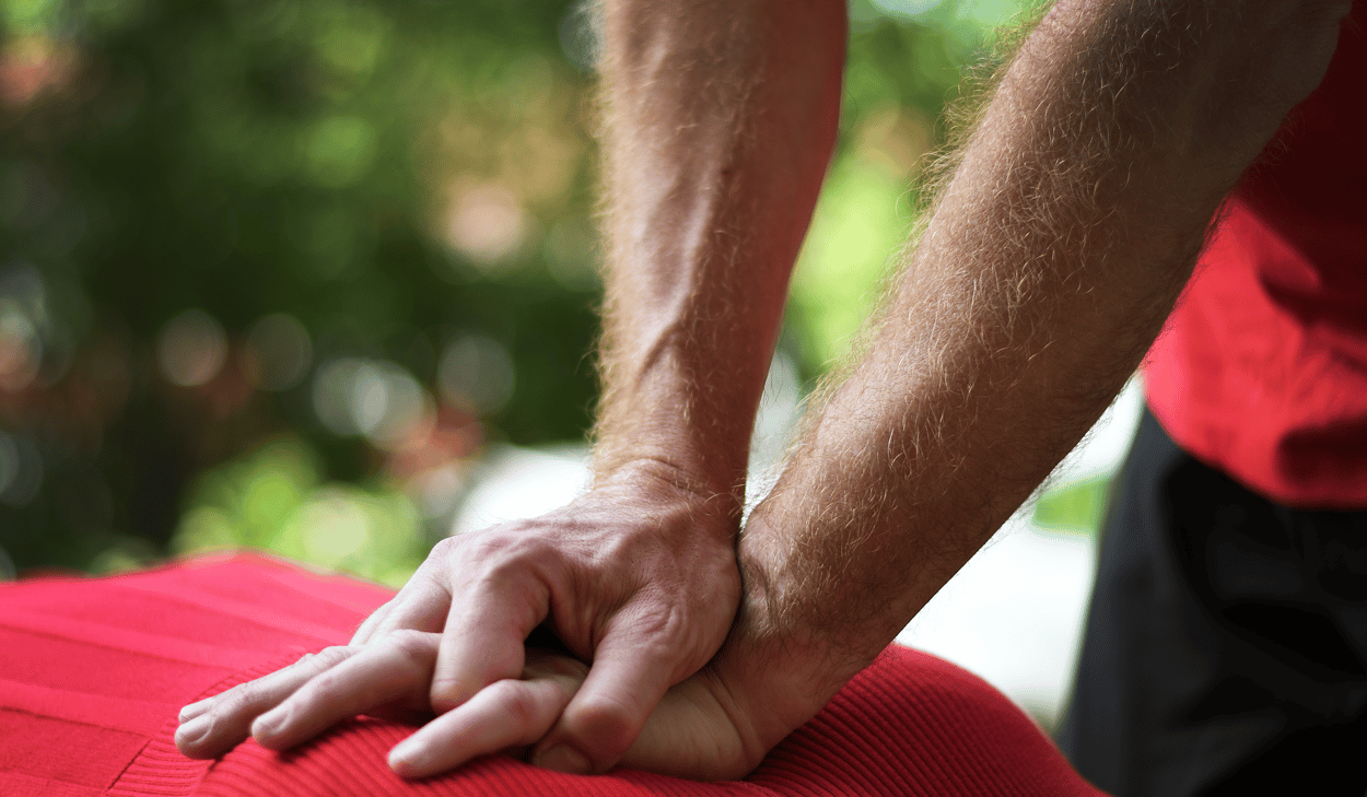 Hjärt-lungräddning Sms-livräddare