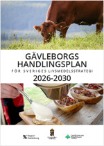 Omslaget till Gävleborgs livsmedelsstrategi.