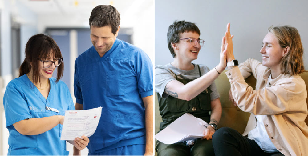 Medarbetare i Region Gävleborg och praktiserande ungdomar