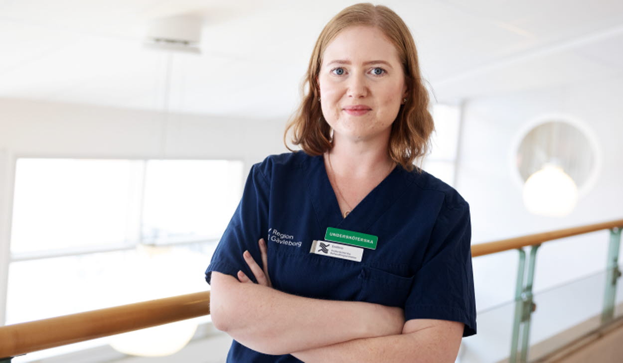 Evelina Eriksson, undersköterska Bollnäs sjukhus och ambassadör för Gävleborgskraften
