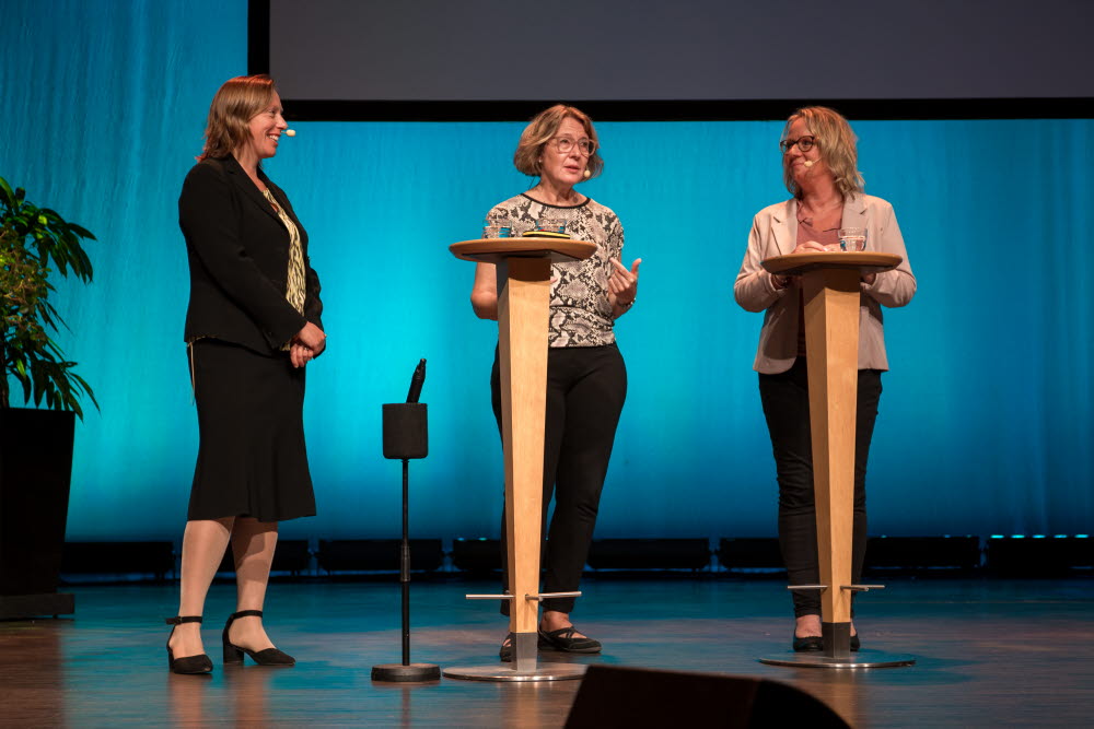 Katrien Vanhaverbeke, Christina Forsberg och Carin Ståhl Herrstedt