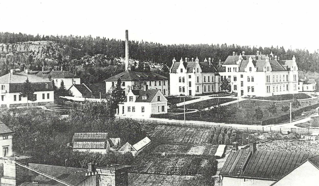 Bild från arkivet på Länssjukhuset i Hudiksvall.