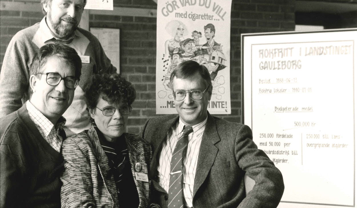 Antirökkampanj - bild på människor