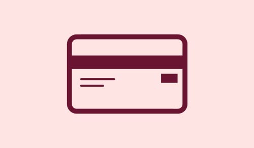 illustration av ett kreditkort