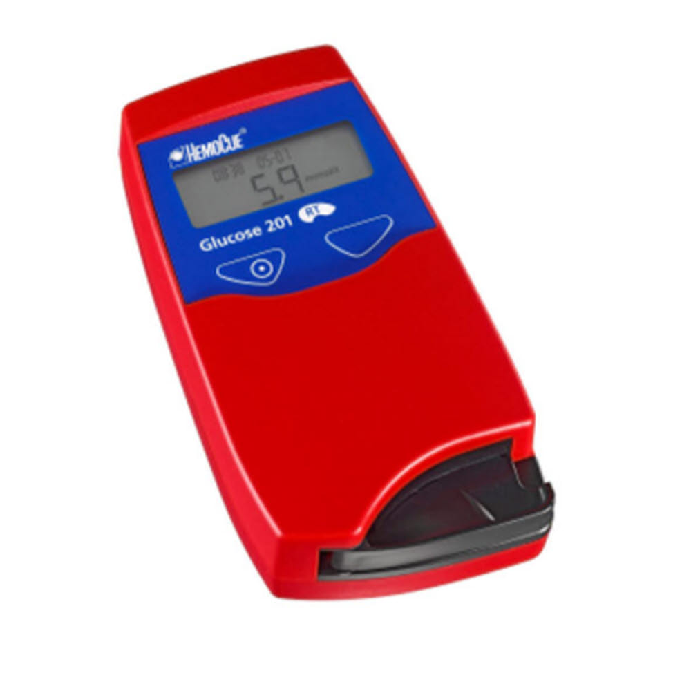 Instrument för patientnära analyser (PNA) – HemoCue Glukos 201 RT – ej uppkopplingsbar